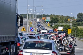Kolizja na obwodnicy, tworzą się ogromne korki