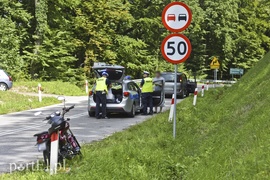 Nietrzeźwy motorowerzysta spowodował kolizję