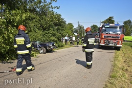 Wymusiła pierwszeństwo i dachowała