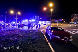 Zderzenie toyoty z alfą romeo na ul. płk. Dąbka