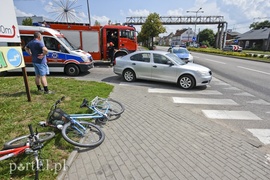 Potrącenie rowerzystki na al. Grunwaldzkiej