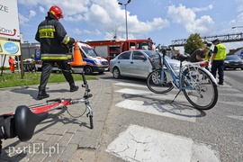 Potrącenie rowerzystki na al. Grunwaldzkiej