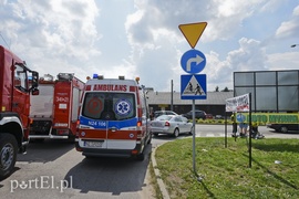 Potrącenie rowerzystki na al. Grunwaldzkiej