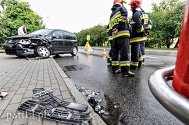 Wymusił pierwszeństwo na skrzyżowaniu