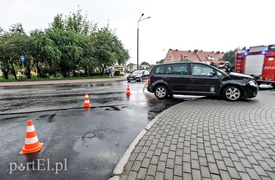 Wymusił pierwszeństwo na skrzyżowaniu