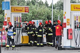 Strażacy interweniowali na stacji paliw