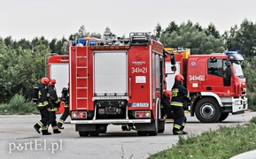 Strażacy interweniowali na stacji paliw