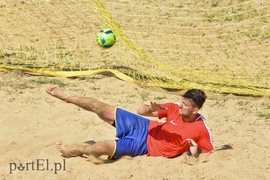 Piłkarskie emocje na plaży w Kadynach