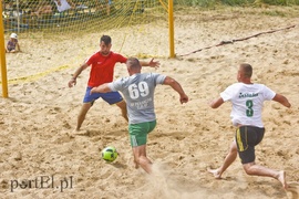 Piłkarskie emocje na plaży w Kadynach
