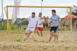 Piłkarskie emocje na plaży w Kadynach