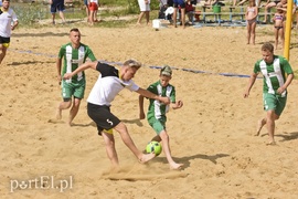 Piłkarskie emocje na plaży w Kadynach