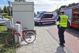Potrącenie rowerzysty na ul. Browarnej