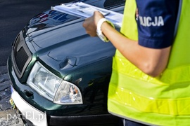 Pierwsza kolizja na nowym rondzie