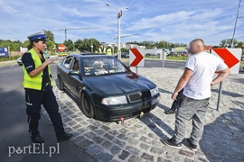 Pierwsza kolizja na nowym rondzie