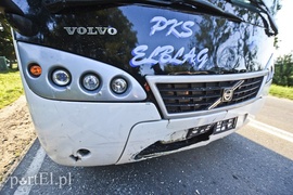 Autobus uderzył w hondę