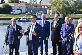 Premier z wizytą, przekop na wybory
