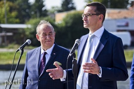 Premier z wizytą, przekop na wybory