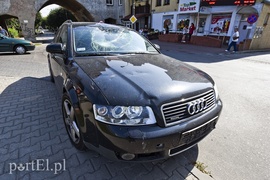 Rowerzysta wjechał wprost pod audi