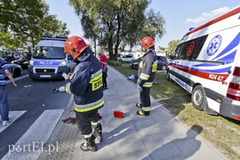 Potrącenie rowerzysty na ul. Warszawskiej, mężczyzna był w stanie nietrzeźwym
