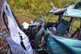 Tragiczny wypadek przed Hutą Żuławską