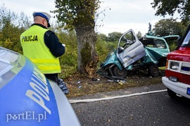 Tragiczny wypadek przed Hutą Żuławską