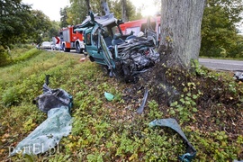 Tragiczny wypadek przed Hutą Żuławską