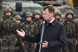 Szef MON w Elblągu: Bezpieczeństwo jest najważniejsze