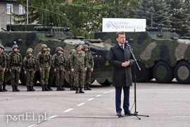 Szef MON w Elblągu: Bezpieczeństwo jest najważniejsze