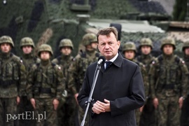 Szef MON w Elblągu: Bezpieczeństwo jest najważniejsze