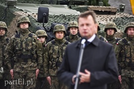Szef MON w Elblągu: Bezpieczeństwo jest najważniejsze