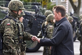 Szef MON w Elblągu: Bezpieczeństwo jest najważniejsze