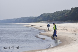 Jak prezes PiS na Mierzei kopał