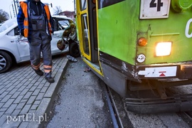 Kolizja na Grunwaldzkiej, tramwaje nie jeździły przez godzinę