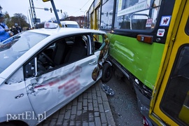 Kolizja na Grunwaldzkiej, tramwaje nie jeździły przez godzinę