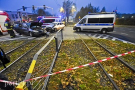 Groźna kolizja na ul. płk. Dąbka