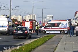 Potrącenie rowerzystki na ul. Płk. Dąbka