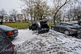 Pożar samochodu przy placu Grunwaldzkim