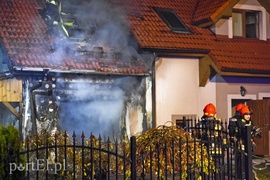 Pożar w Krasnym Lesie
