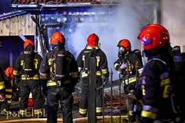 Pożar w Krasnym Lesie