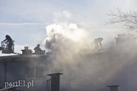 Pożar poddasza budynku przy ul. Dojazdowej