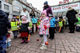 Tu ozdobą są ziarna i marchewki
