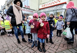 Tu ozdobą są ziarna i marchewki