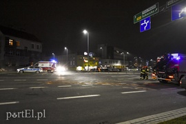 Kolizja na skrzyżowaniu ul. Teatralnej z Odzieżową