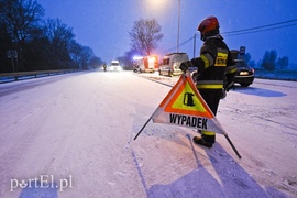 Uwaga ślisko! Trzy wypadki w ciągu kilku godzin  (aktualizacja) 