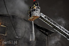 Pożar budynku przy ul. Bożego Ciała