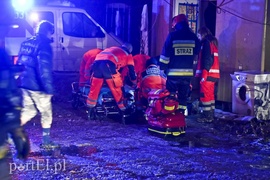 Pożar budynku przy ul. Bożego Ciała