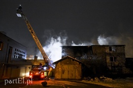 Pożar budynku przy ul. Bożego Ciała