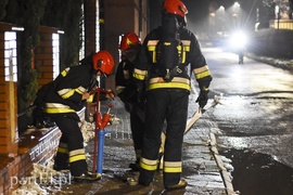 Pożar budynku przy ul. Bożego Ciała