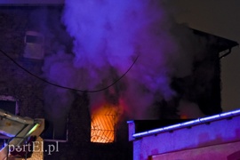 Pożar budynku przy ul. Bożego Ciała