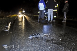 Zderzenie bwm z fiatem w Żurawcu